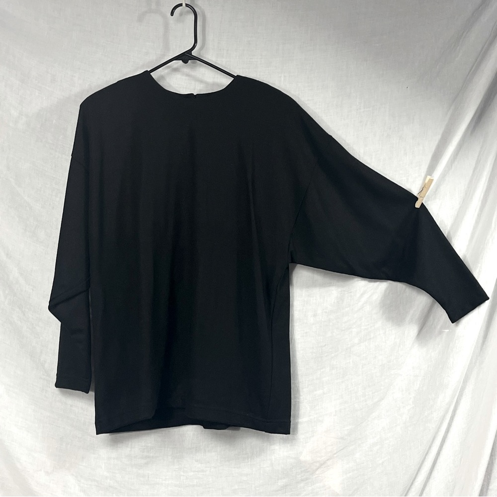 NWT Classics Northwest 100% Wool Long‎ Sleeve Top Minimalist Womens Large